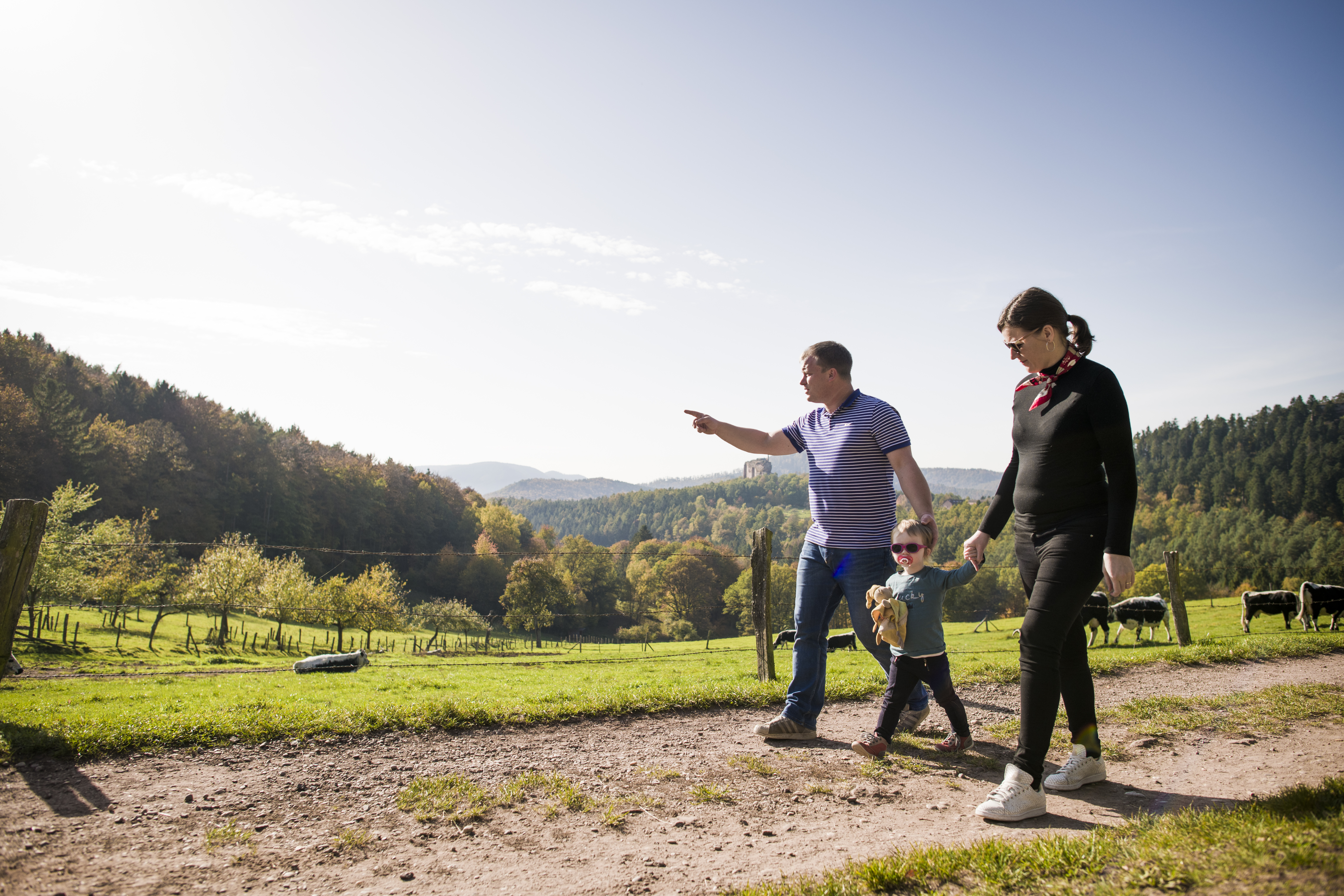 Spaziergänge und Wanderungen