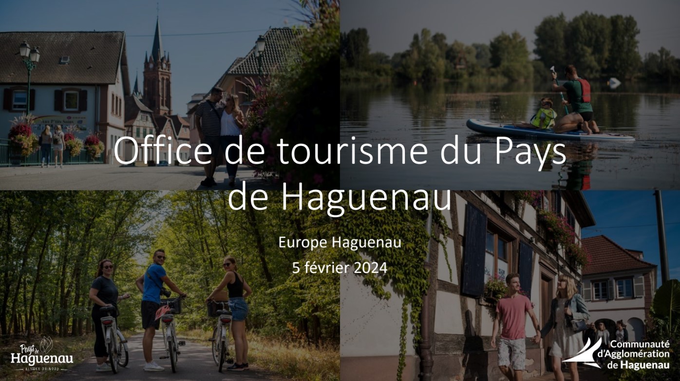 Présentation de l&apos;équipe et des missions de l&apos;Office de tourisme (hôtel Europe Haguenau, le 5 février 2024)