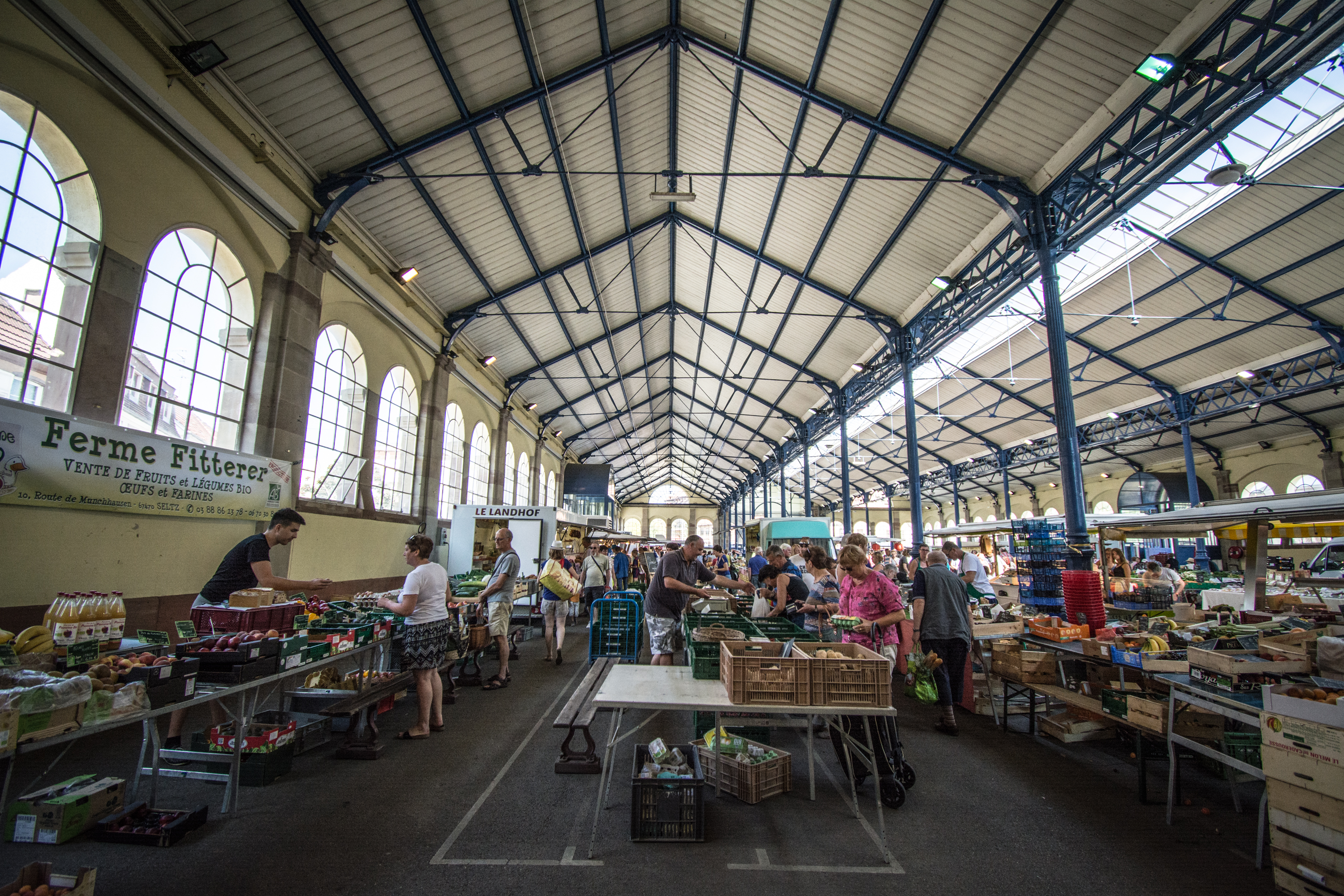 Marché halle houblon Haguenau, ©Céline Schnell