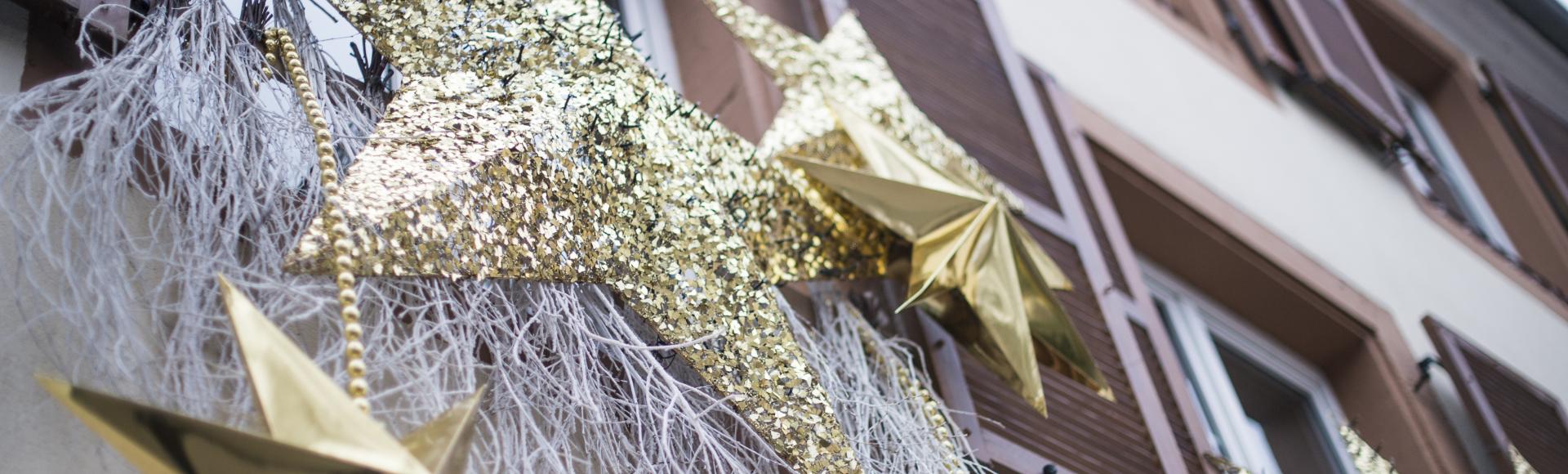 Décorations de Noël - crédit Cyrille Fleckinger