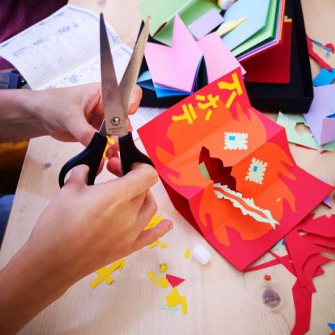 Halloween-Workshop, beliebtes Bildermuseum © Hannah Lafargue