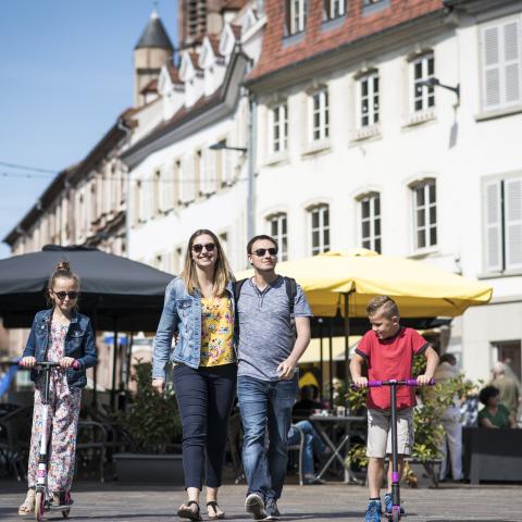 Maak een wandeling door het stadscentrum van Haguenau