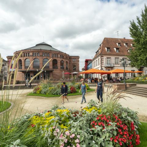 Place du théâtre à Haguenau © Denis Merck