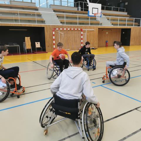 Olympische und paralympische Woche: Einführung in den Behindertensport © Ville de Haguenau