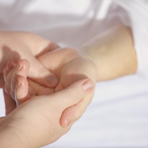 hand massage © copyright photo