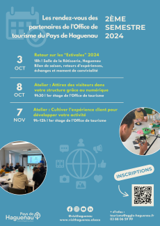 Meetings of partners of the Pays de Haguenau Tourist Office (1st half of 2024)