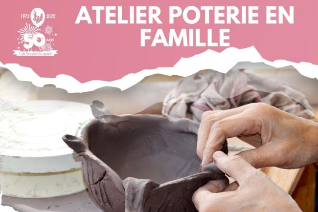 Atelier poterie en famille ©CSC Langensand