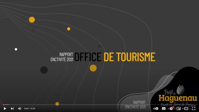 2021 activity report of the Pays de Haguenau Tourist Office
