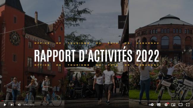 2022 activity report of the Pays de Haguenau Tourist Office